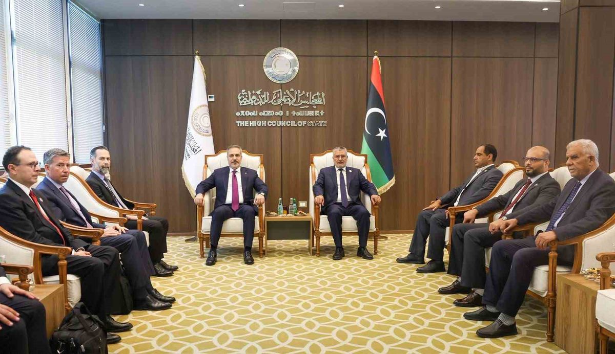 Fidan, Libya Senato Başkanı ile Görüştü